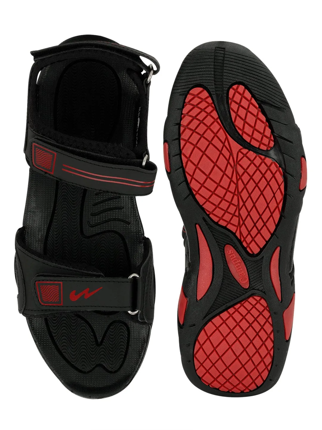 3K-911 Black Men's Sports Sandals sold by Campus Shoes product image thumbnail 4