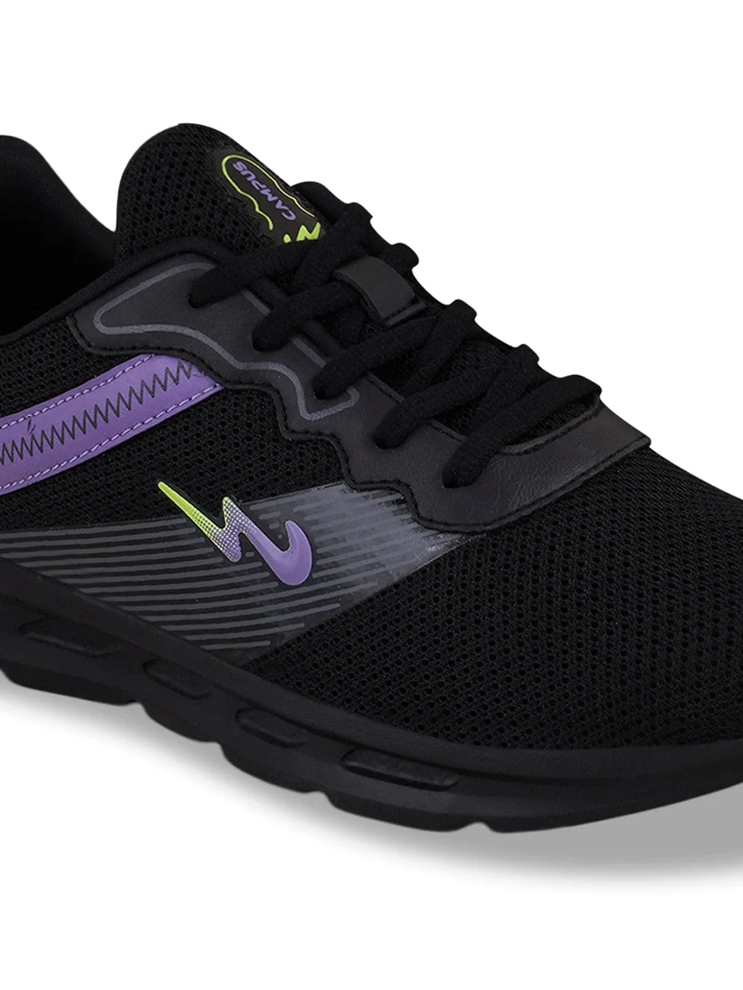 GAZING Black Women's Sports Shoes sold by Campus Shoes product image thumbnail 4