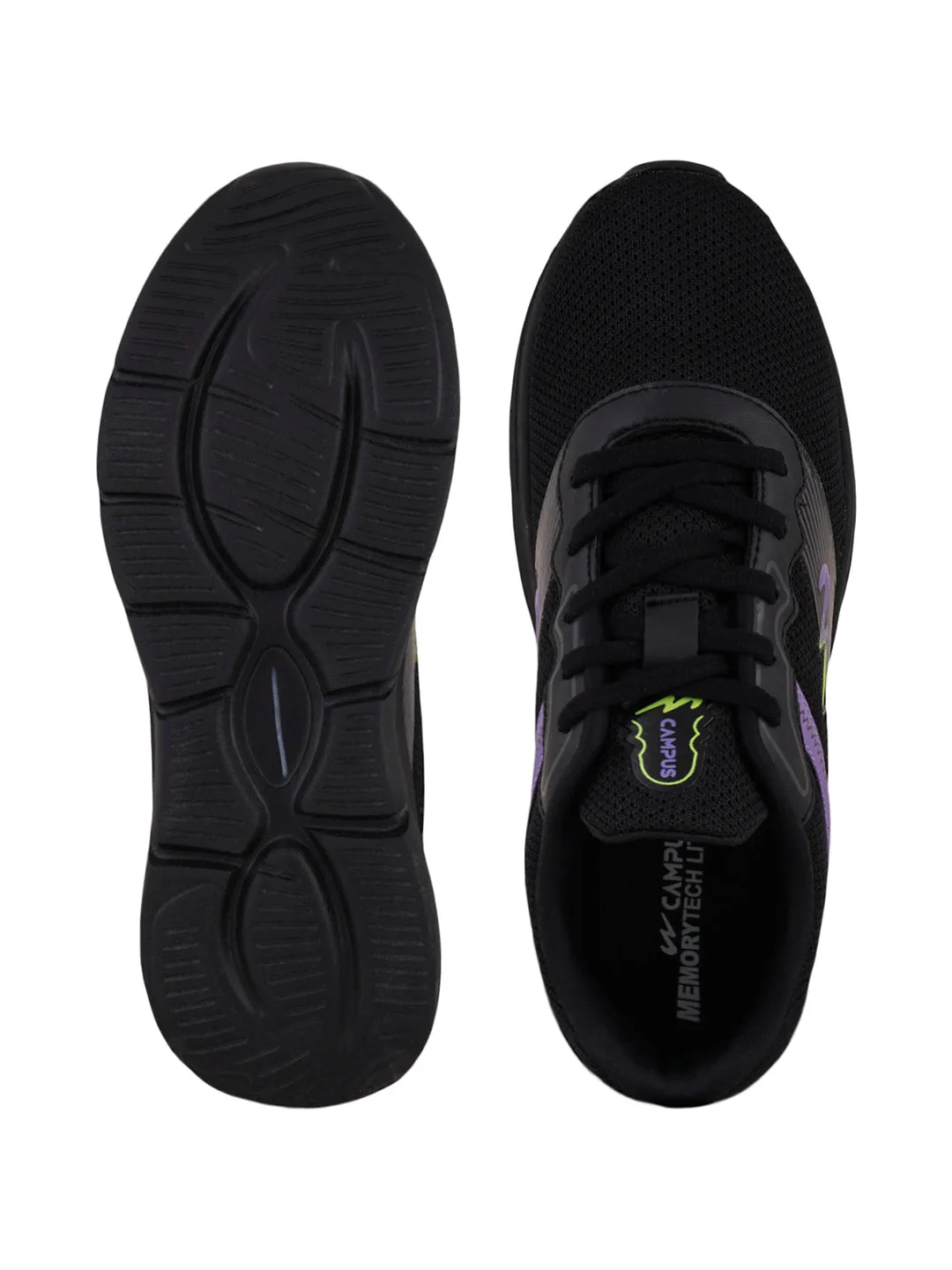 GAZING Black Women's Sports Shoes sold by Campus Shoes product image thumbnail 5