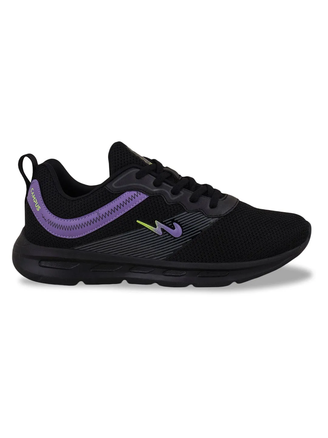 GAZING Black Women's Sports Shoes sold by Campus Shoes