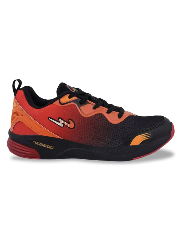 FANSHOE-2 Black Men's Running Shoes sold by Campus Shoes