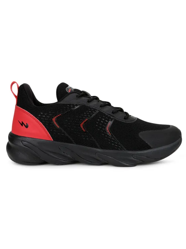 JACOB Black Men's Running Shoes sold by Campus Shoes