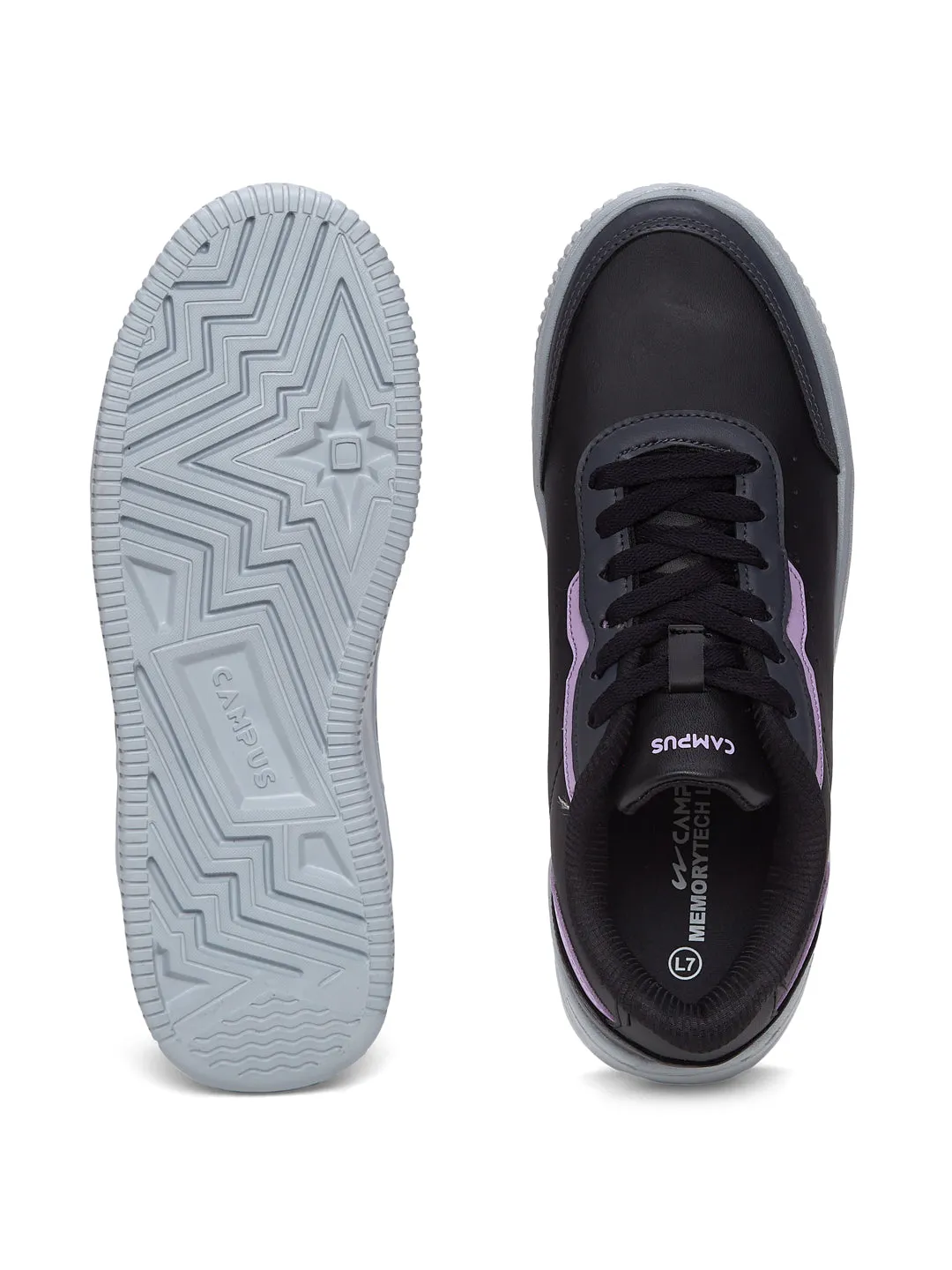 OGL-10 Black Women's Sneakers sold by Campus Shoes product image thumbnail 4