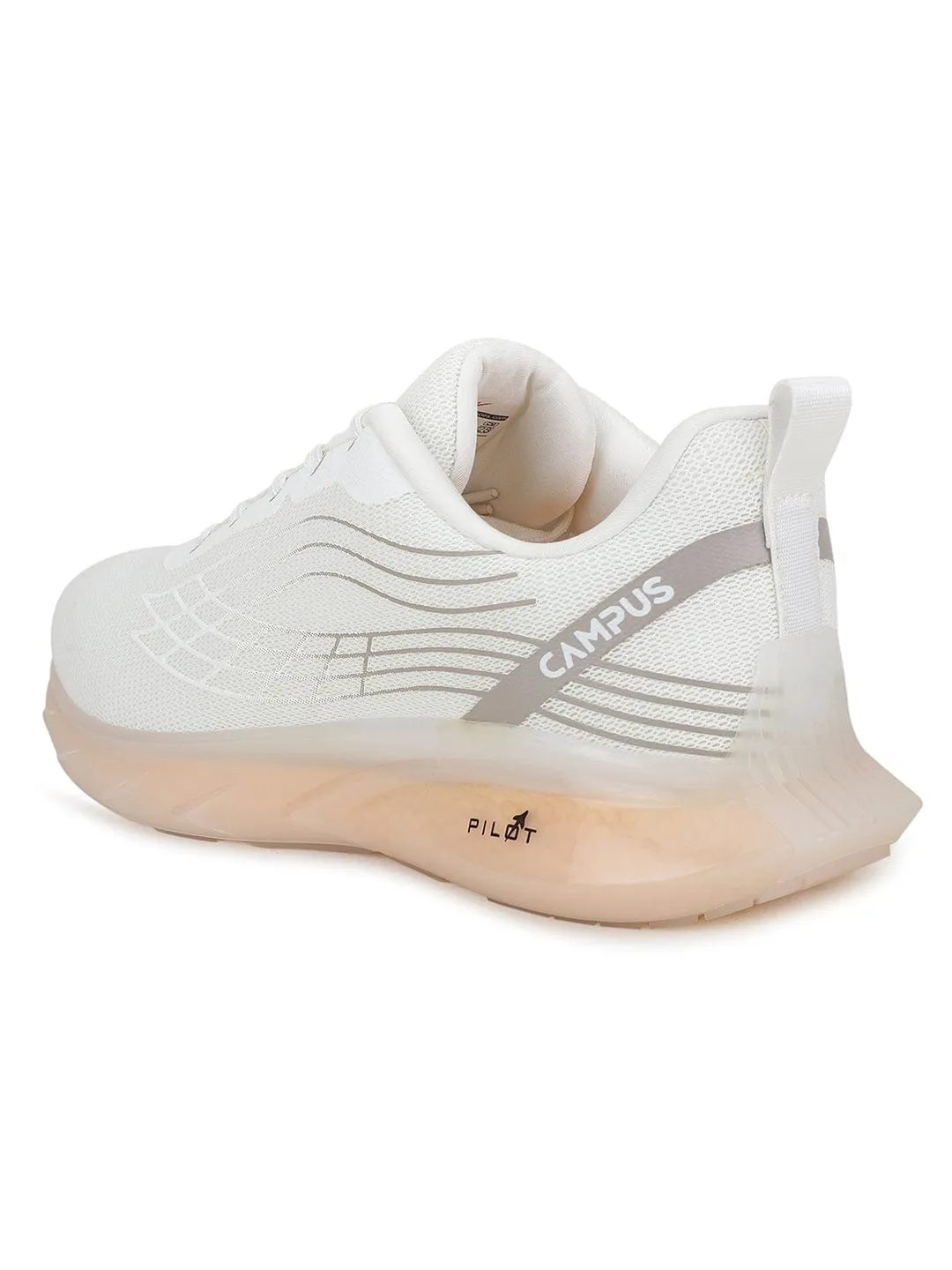 KIZER Off White Men's Sports Shoes sold by Campus Shoes product image thumbnail 3