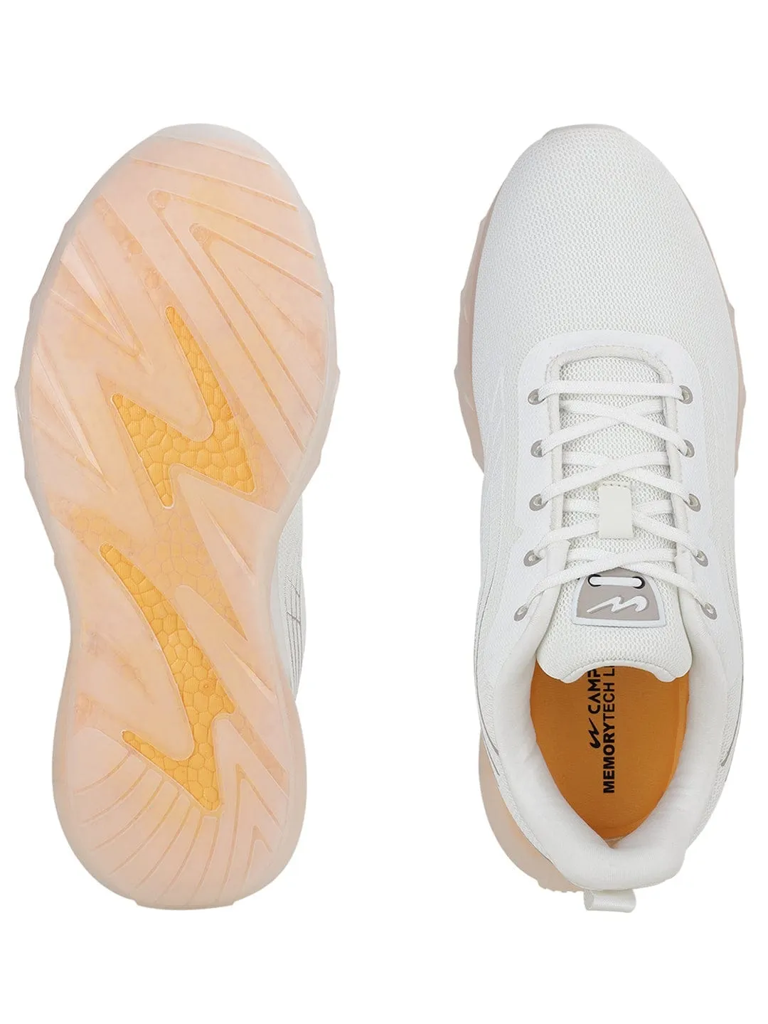 KIZER Off White Men's Sports Shoes sold by Campus Shoes product image thumbnail 4