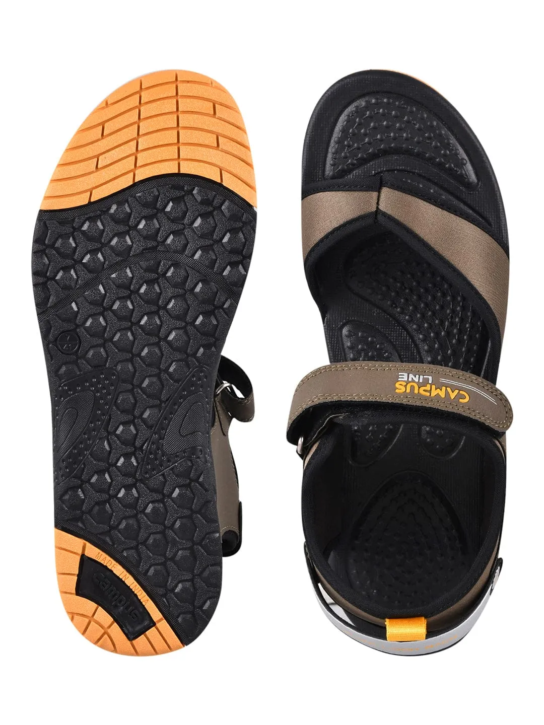 GC-2306 Brown Men's Sandals sold by Campus Shoes product image thumbnail 4