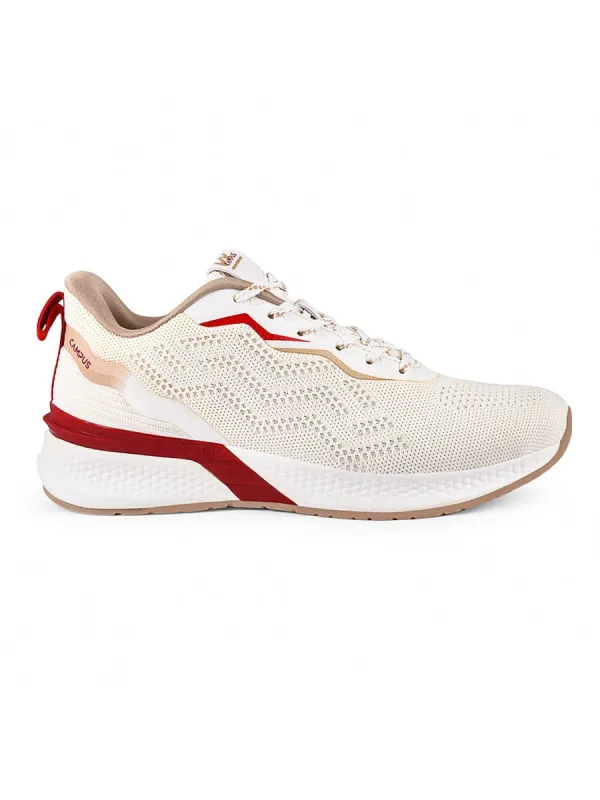 STAGE Off White Men's Running Shoes sold by Campus Shoes