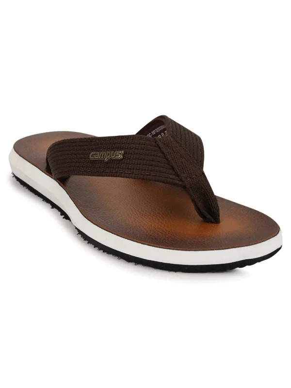 GC-1012 Brown Men's Flip Flops sold by Campus Shoes