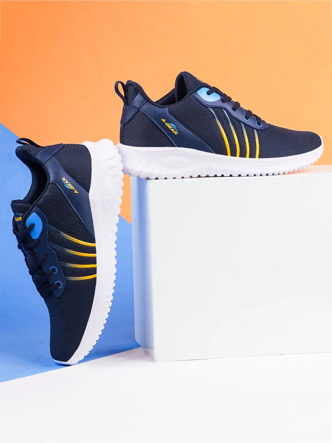 AGR-008 Navy Men's Sports Shoes sold by Campus Shoes product image thumbnail 5