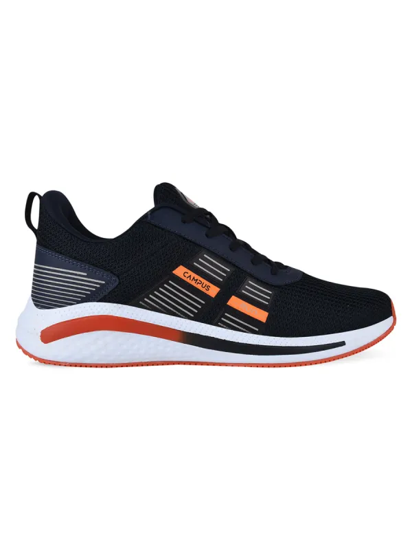 PLATEUE Navy Men's Running Shoes sold by Campus Shoes