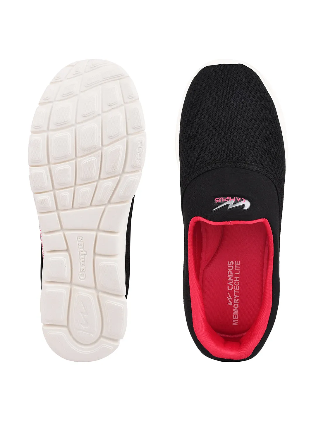 SILICO Black Women's Slip-ons sold by Campus Shoes product image thumbnail 5