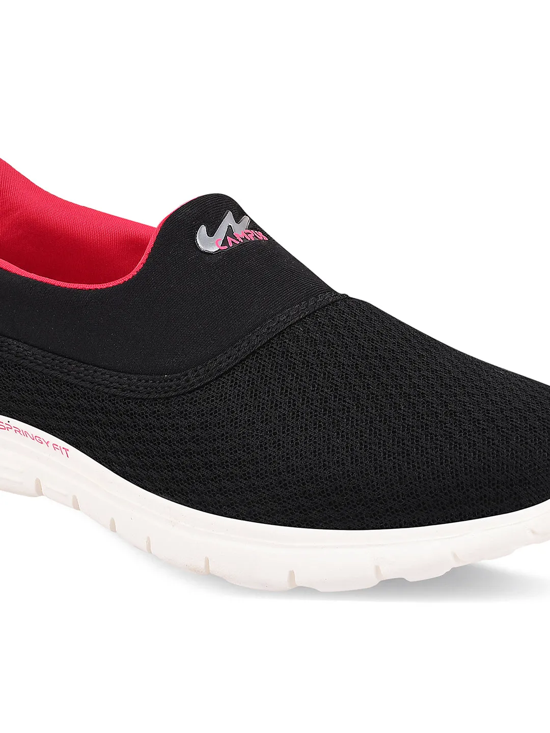 SILICO Black Women's Slip-ons sold by Campus Shoes product image thumbnail 4