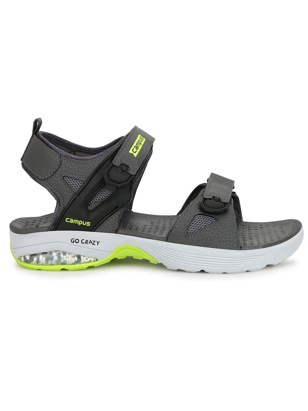 GC-10 Grey Men's Sports Sandals sold by Campus Shoes