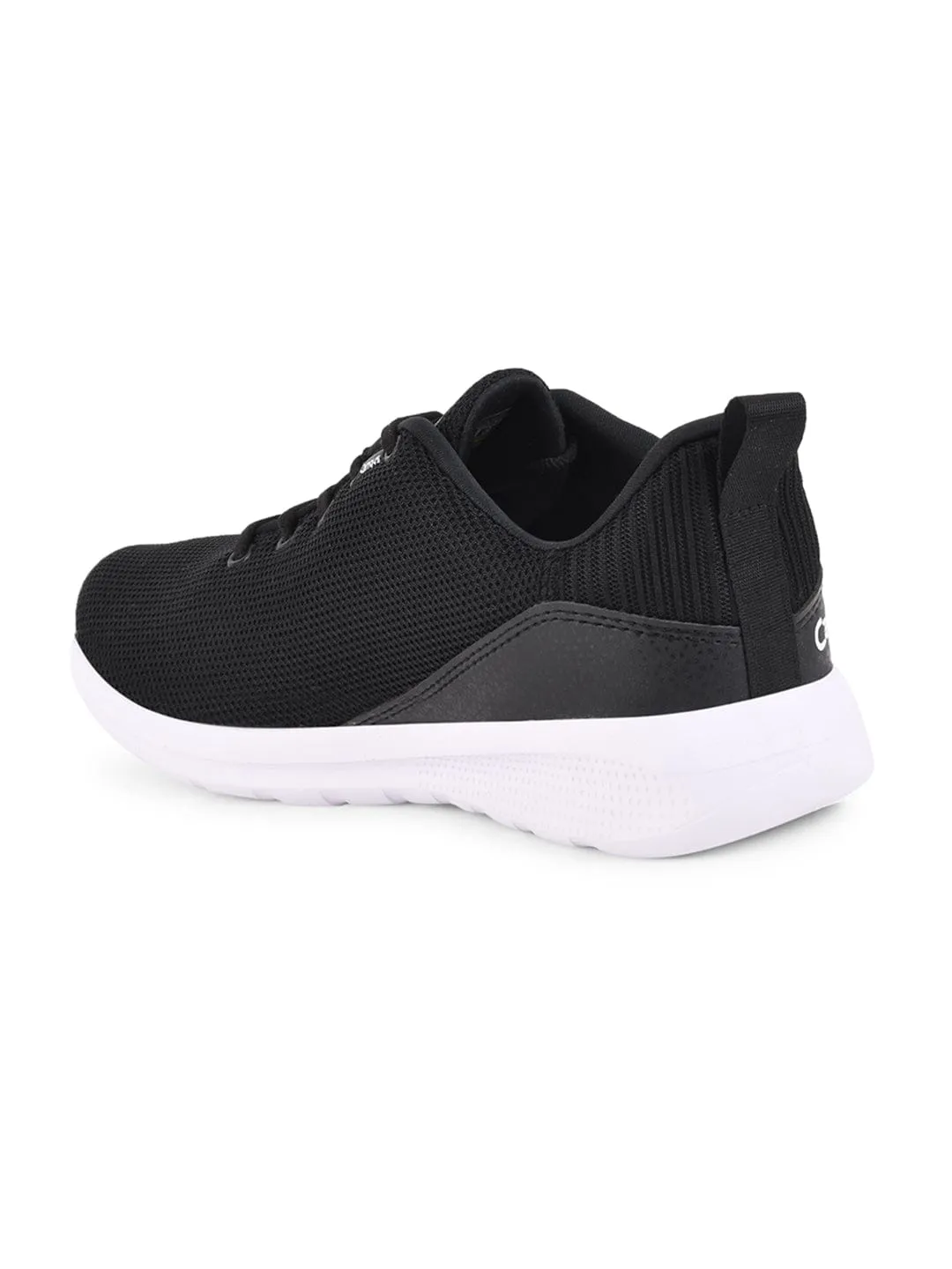 CRUNCH Black Men's Running Shoes sold by Campus Shoes product image thumbnail 3