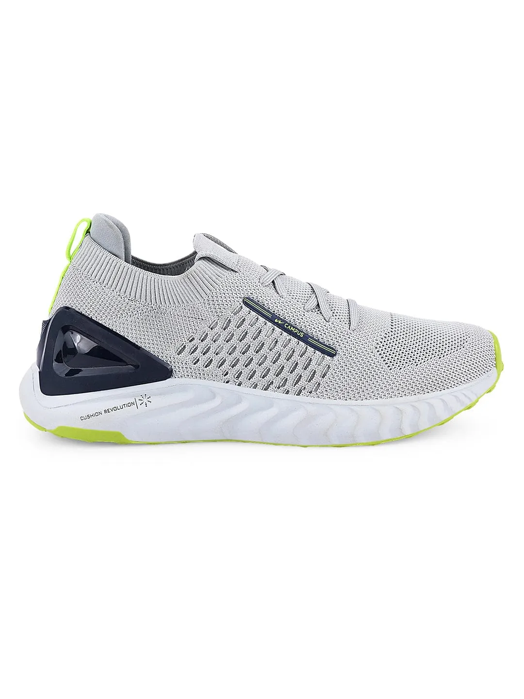 STREET-RUN Grey Men's Running Shoes sold by Campus Shoes