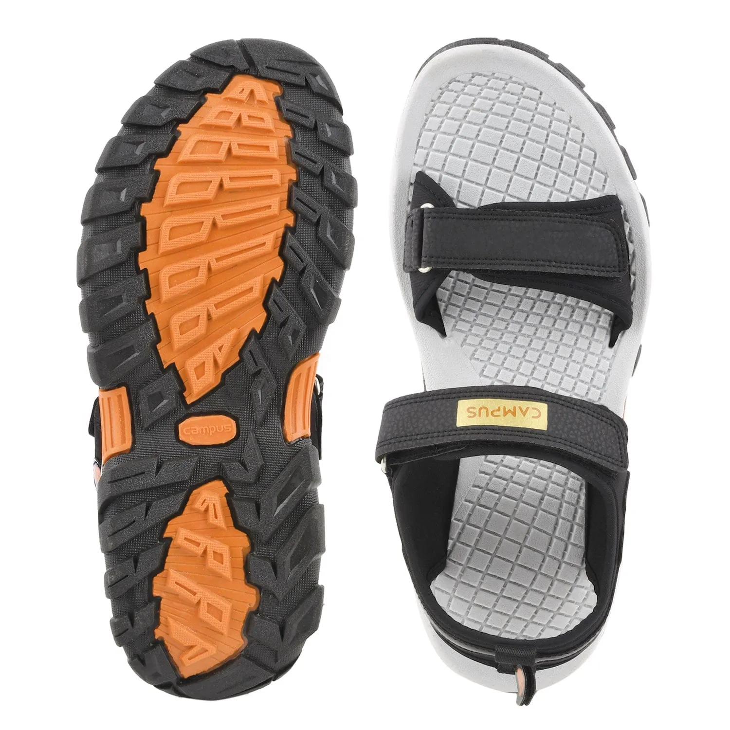 GC-2305 Black Men's Sandals sold by Campus Shoes product image thumbnail 4