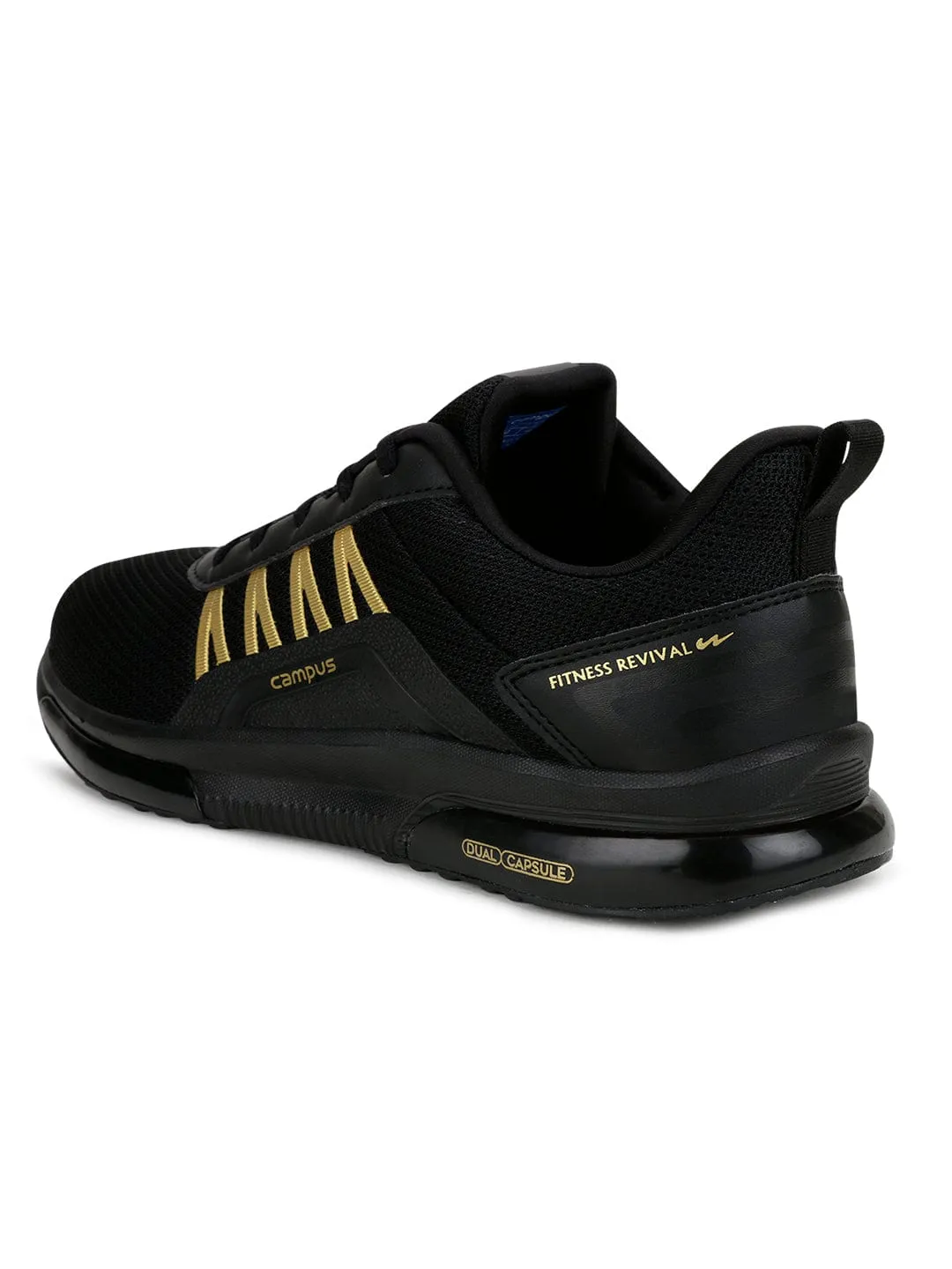 BRAZIL PRO Black Men's Running Shoes sold by Campus Shoes product image thumbnail 3