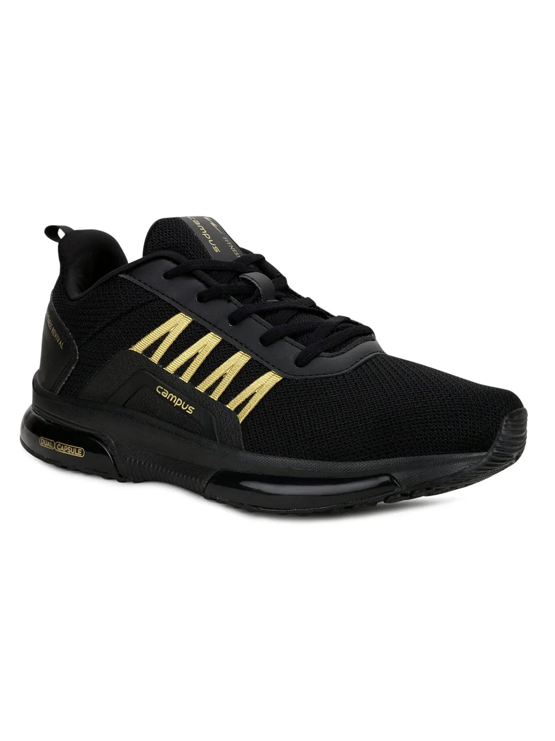 BRAZIL PRO Black Men's Running Shoes sold by Campus Shoes product image thumbnail 2