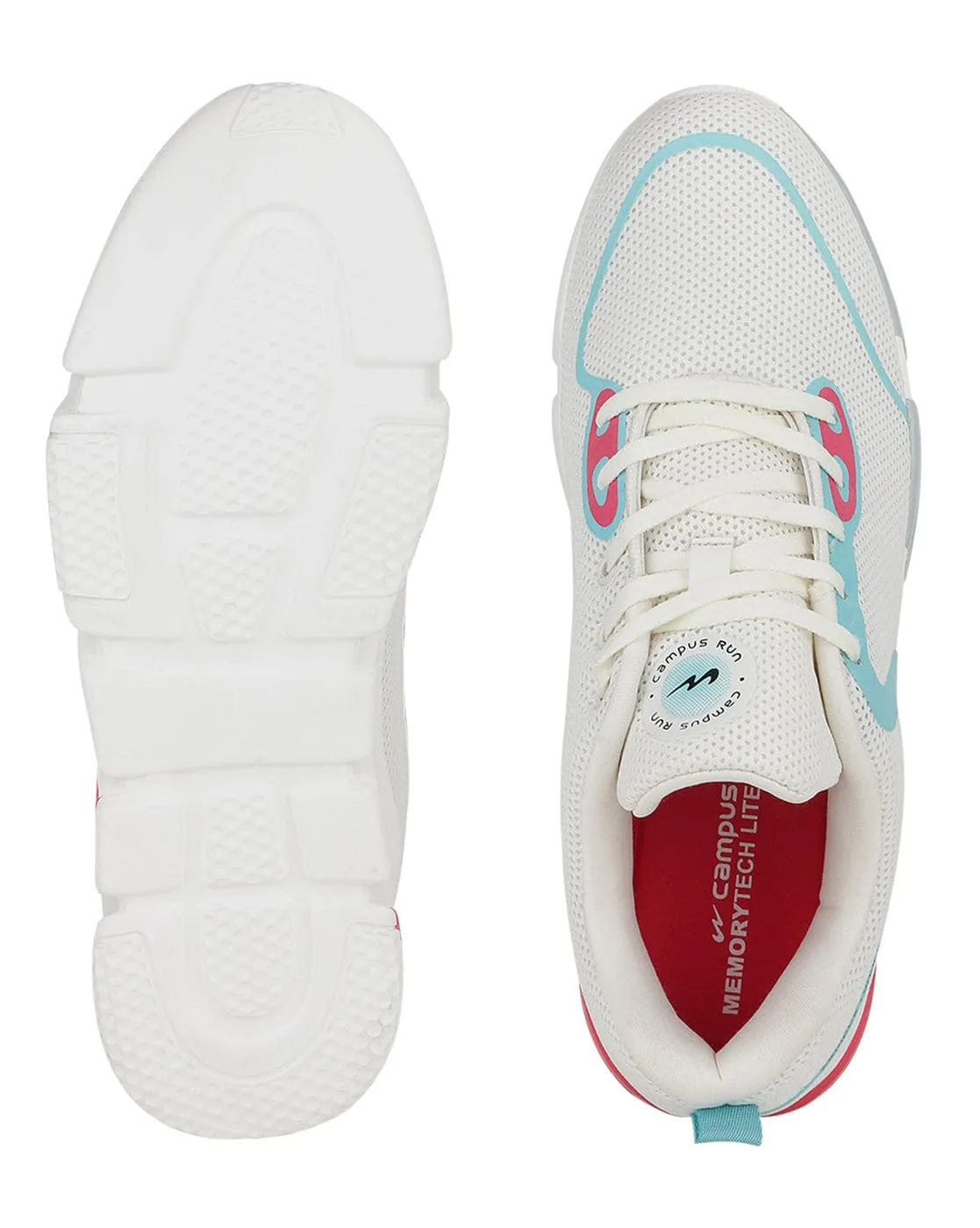 STACY Off White Women's Running Shoes sold by Campus Shoes product image thumbnail 4