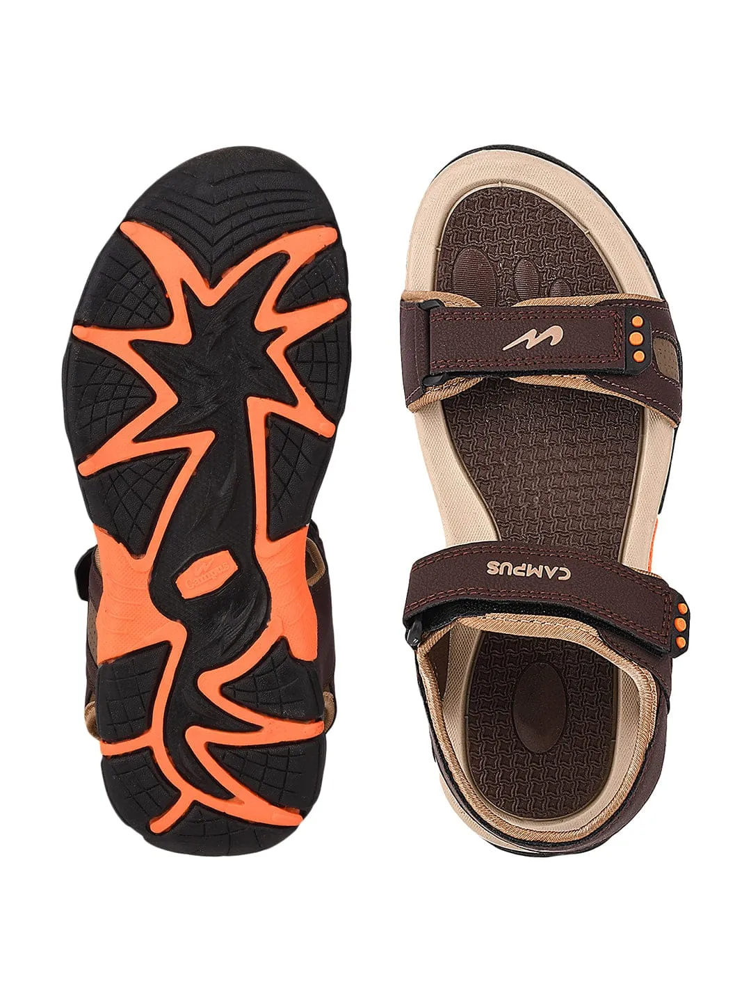 XPERIA-2 Brown Men's Sandals sold by Campus Shoes product image thumbnail 4