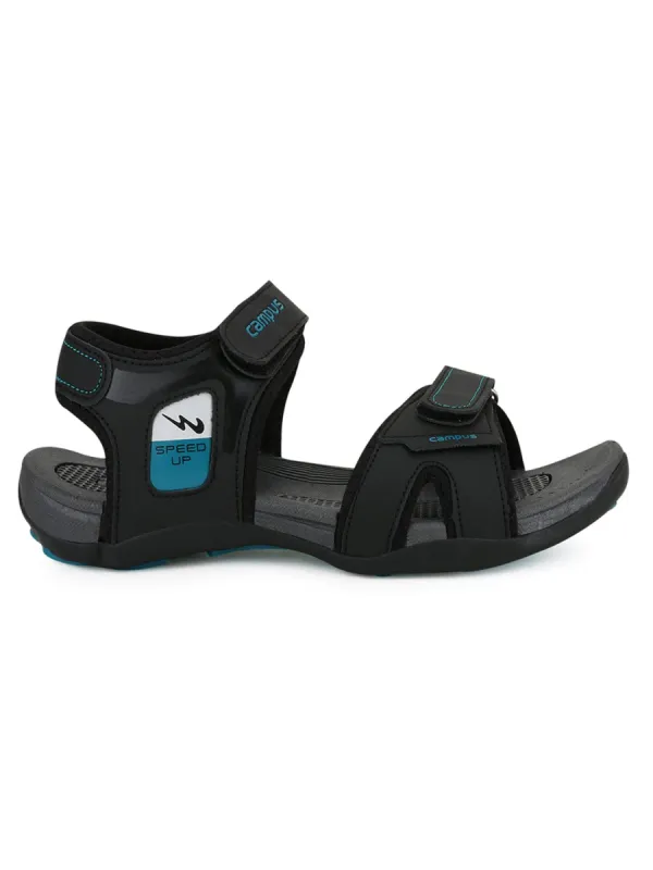 3K-902 Black Men's Sports Sandals sold by Campus Shoes