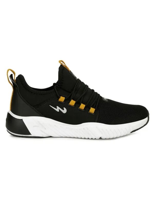 KENT Black Men's Running Shoes sold by Campus Shoes