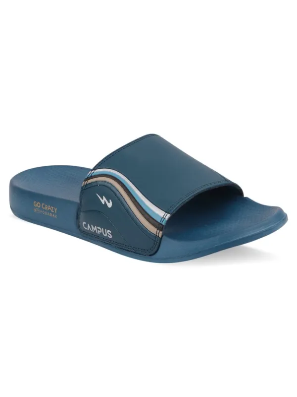 SL-417A Blue Men's Sliders sold by Campus Shoes