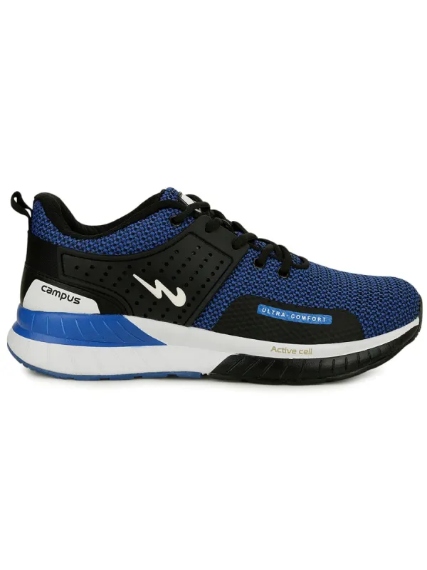 FASTECH Black Men's Running Shoes sold by Campus Shoes