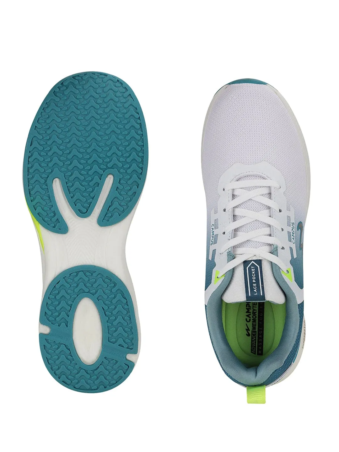 CHANCE White Men's Sports Shoes sold by Campus Shoes product image thumbnail 5