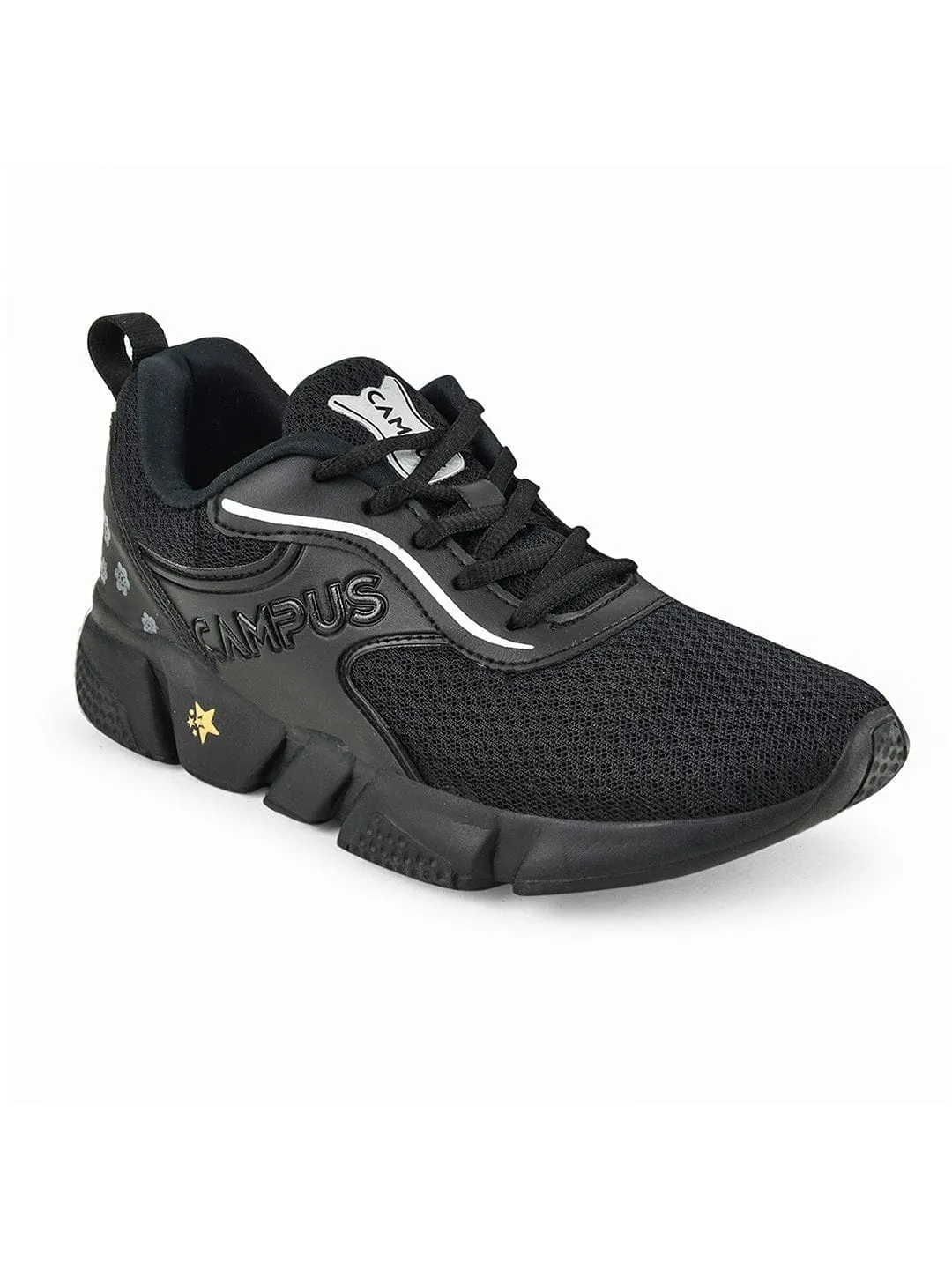 CAMP FLOR Black Women's Sneakers sold by Campus Shoes product image thumbnail 2