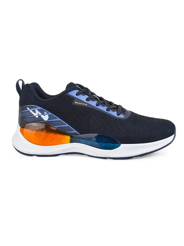 DIME Navy Men's Running Shoes sold by Campus Shoes