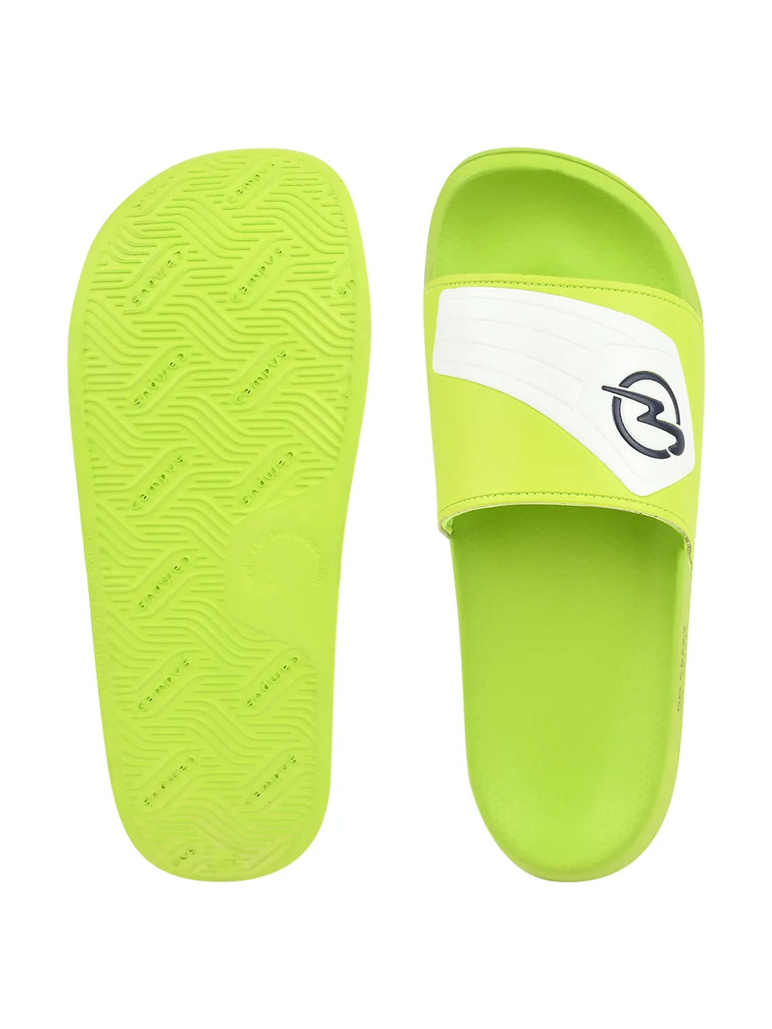 SL-429 Green Men's Slides sold by Campus Shoes product image thumbnail 5