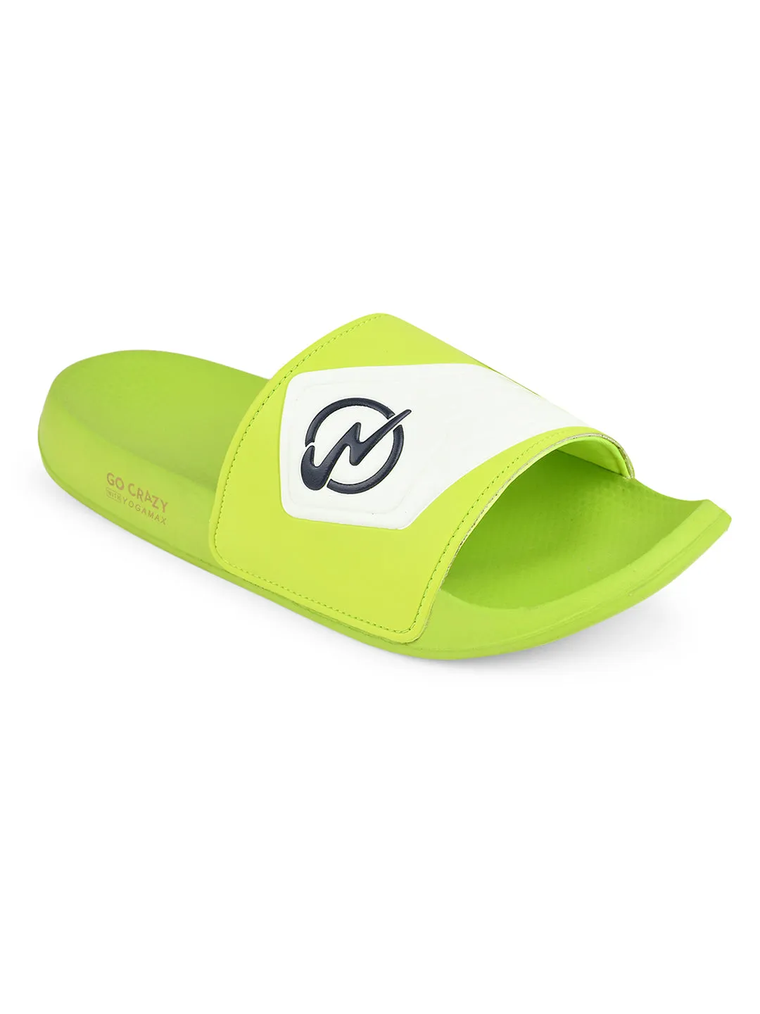 SL-429 Green Men's Slides sold by Campus Shoes