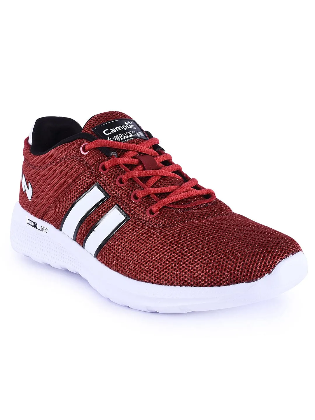 FIO Burgundy Men's Running Shoes sold by Campus Shoes product image thumbnail 2
