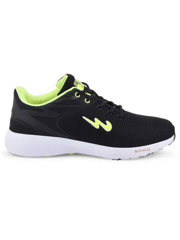 ROYCE-2 Black Men's Running Shoes sold by Campus Shoes