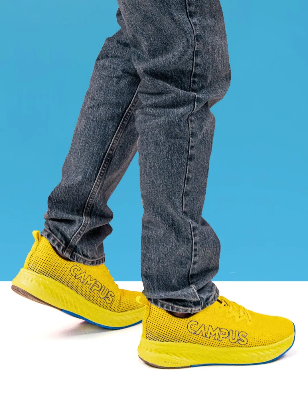 CAMP-OPERA Yellow Men's Running Shoes sold by Campus Shoes product image thumbnail 5