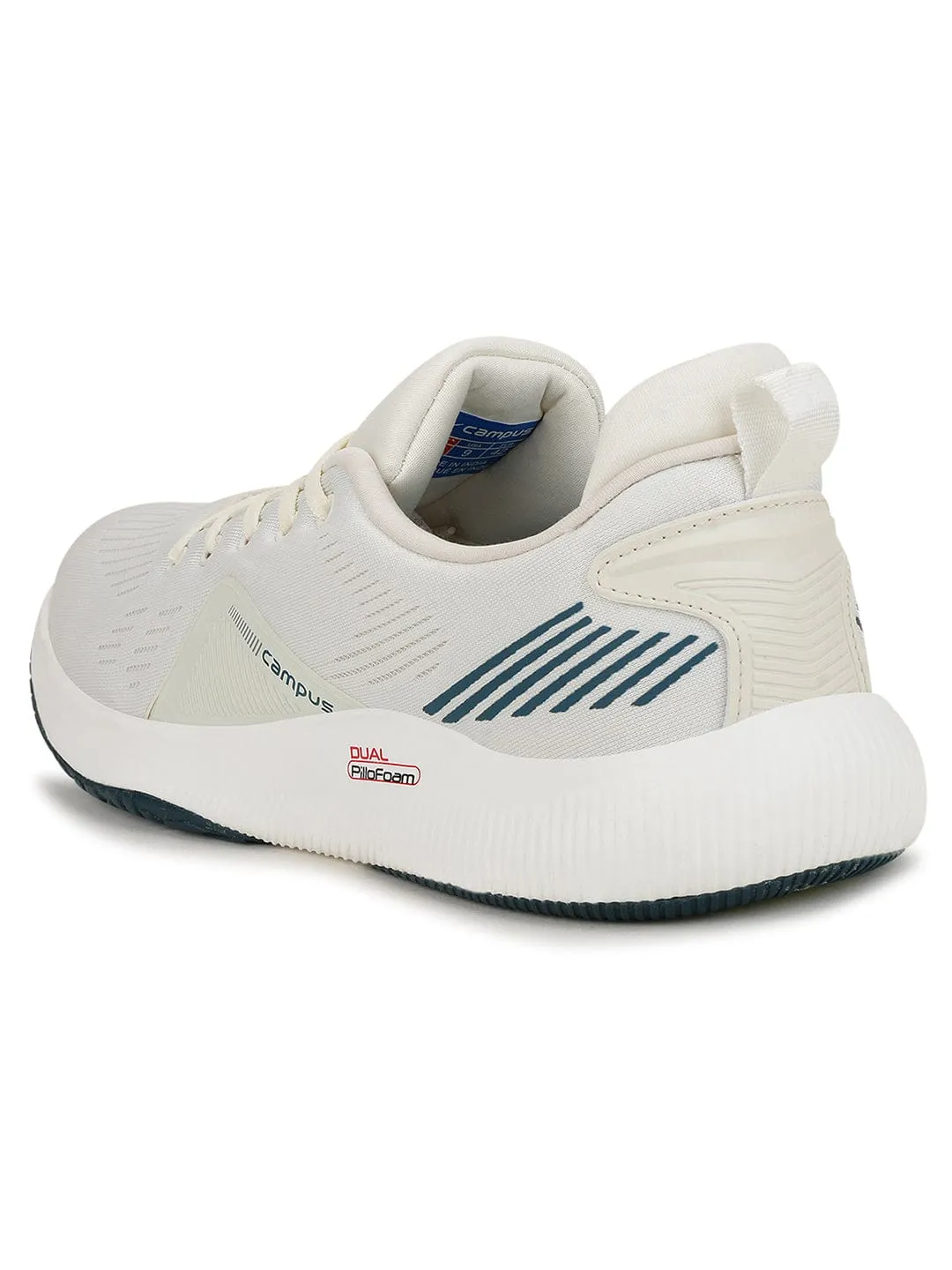 COSMOS Off White Men's Running Shoes sold by Campus Shoes product image thumbnail 3