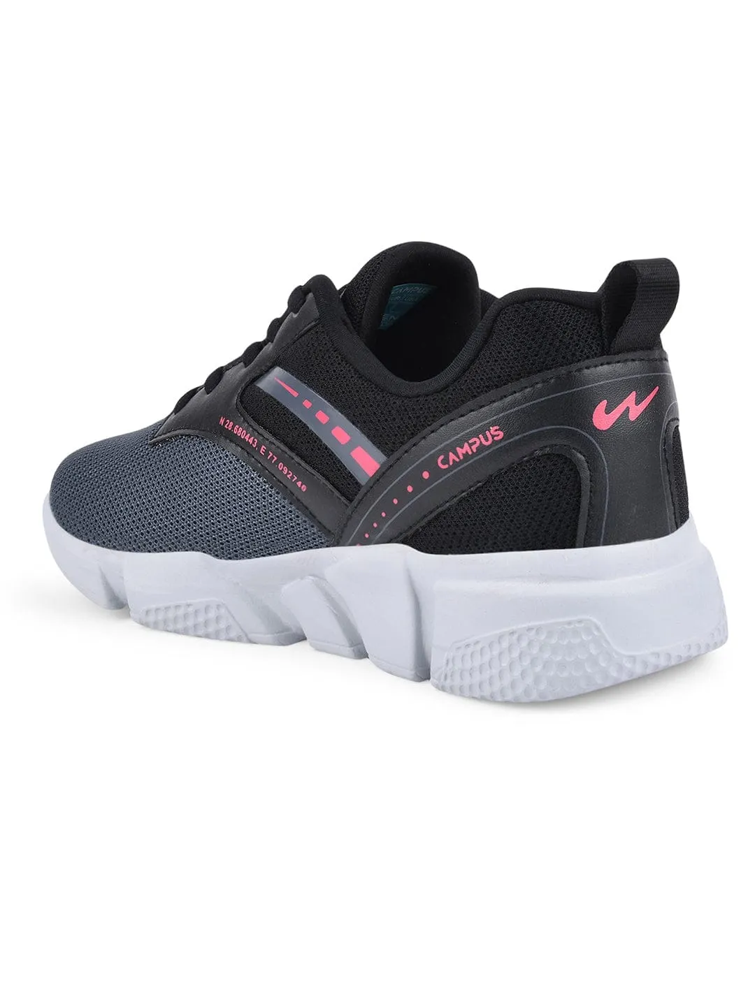 CAMP-GLAM Black Women's Sneakers sold by Campus Shoes product image thumbnail 3