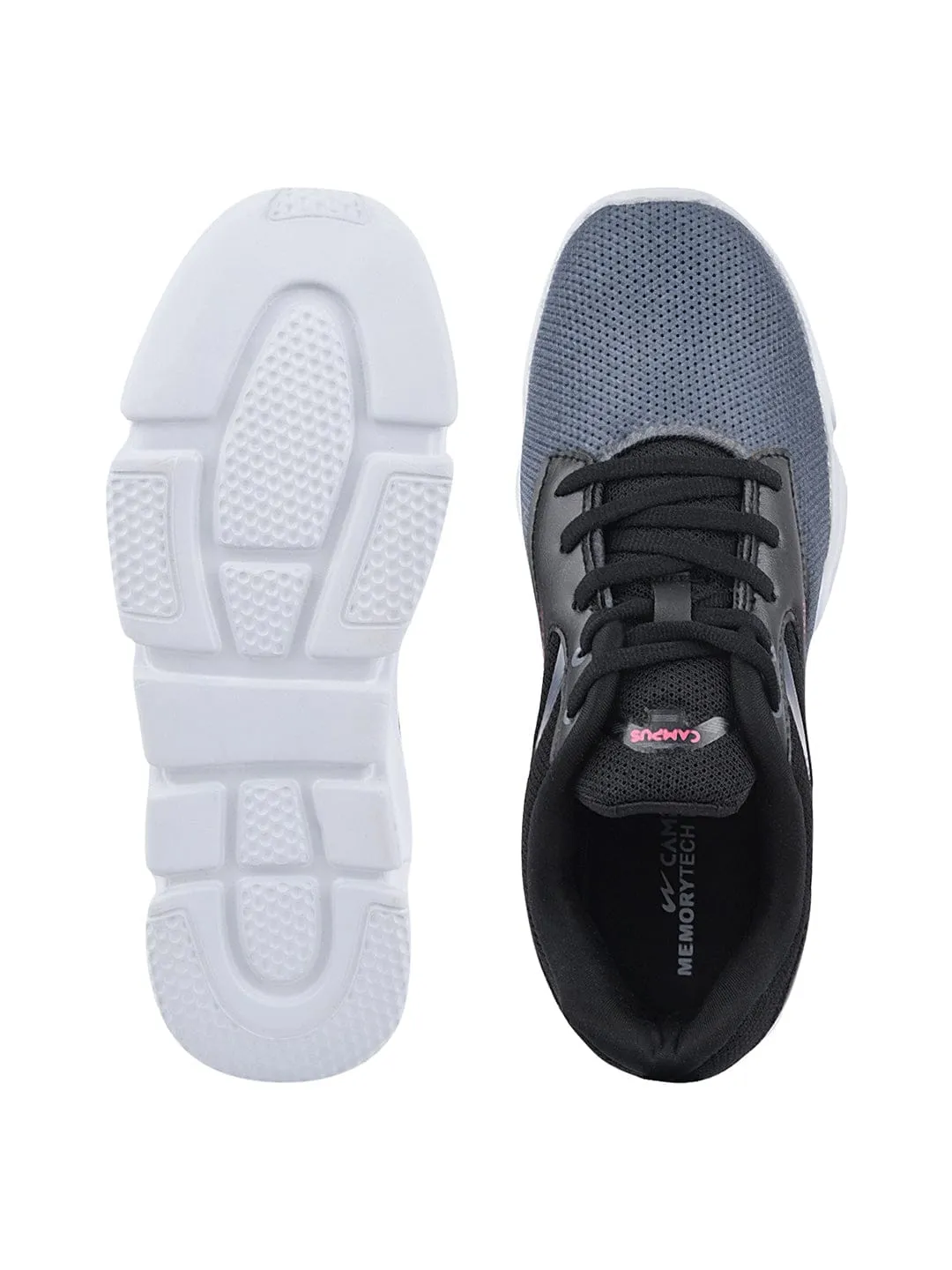 CAMP-GLAM Black Women's Sneakers sold by Campus Shoes product image thumbnail 5