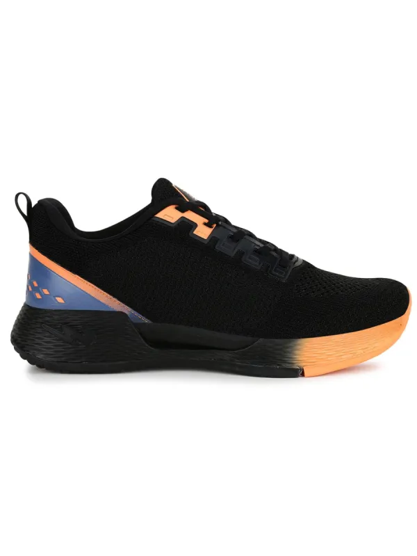 PARADISE Black Men's Running Shoes sold by Campus Shoes