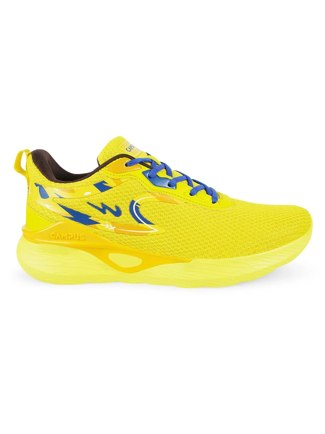 CAMP ZONE Yellow Men's Running Shoes sold by Campus Shoes