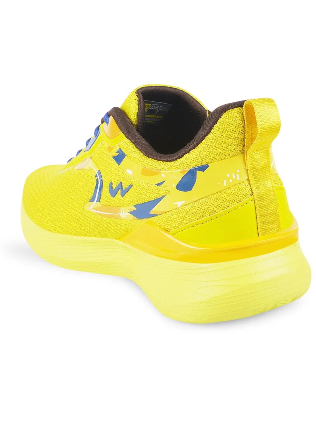 CAMP ZONE Yellow Men's Running Shoes sold by Campus Shoes product image thumbnail 3