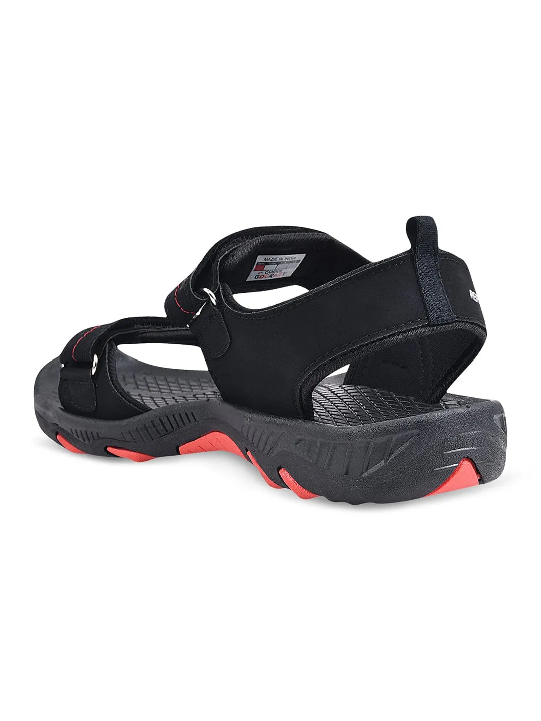 GC-2203 Black Men's Sandals sold by Campus Shoes product image thumbnail 3