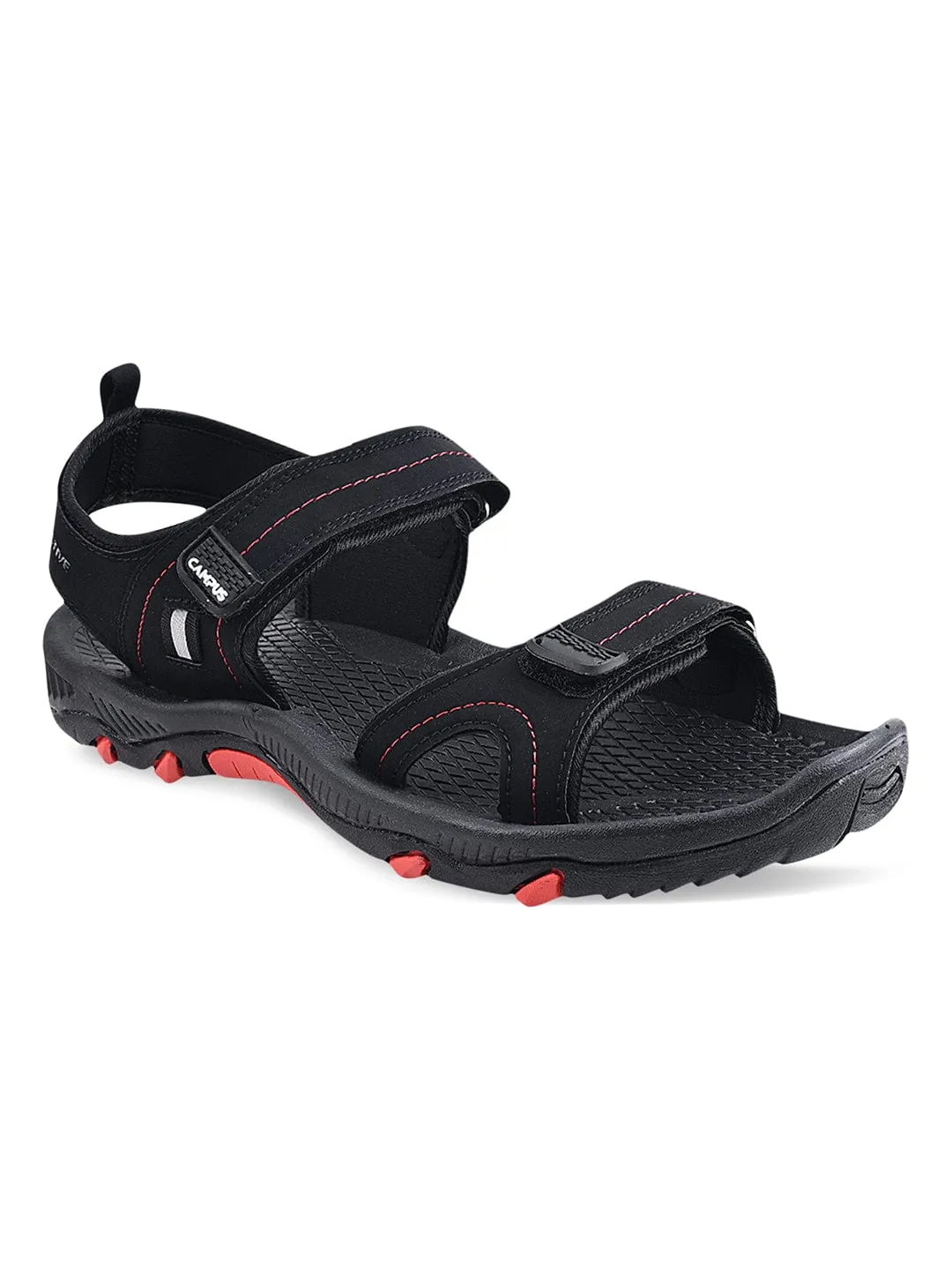 GC-2203 Black Men's Sandals sold by Campus Shoes product image thumbnail 2