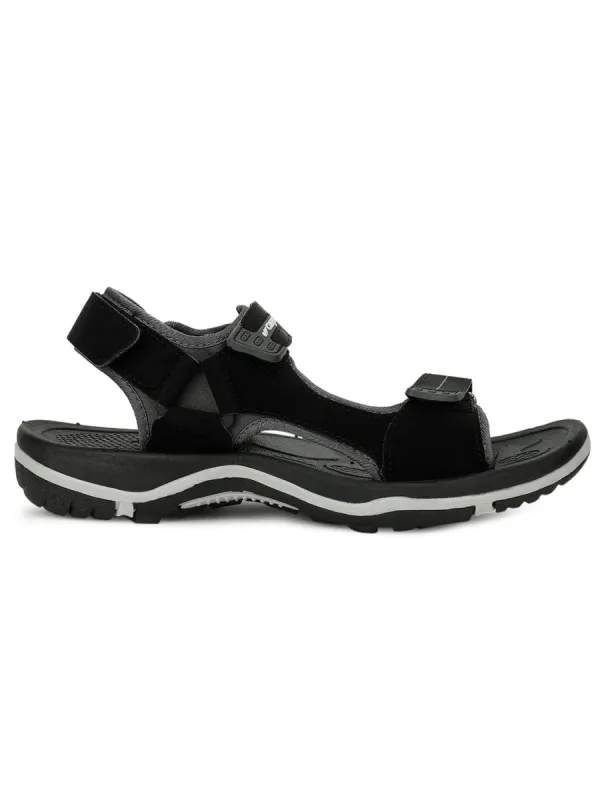 SD-054 Black Men's Sandals sold by Campus Shoes