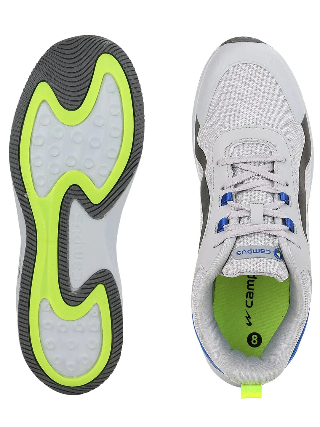 OMAX Grey Men's Running Shoes sold by Campus Shoes product image thumbnail 4