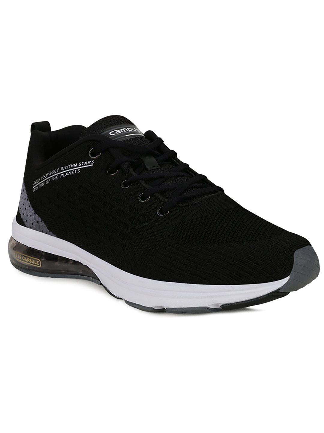 TRON Black Men's Running shoes sold by Campus Shoes product image thumbnail 2