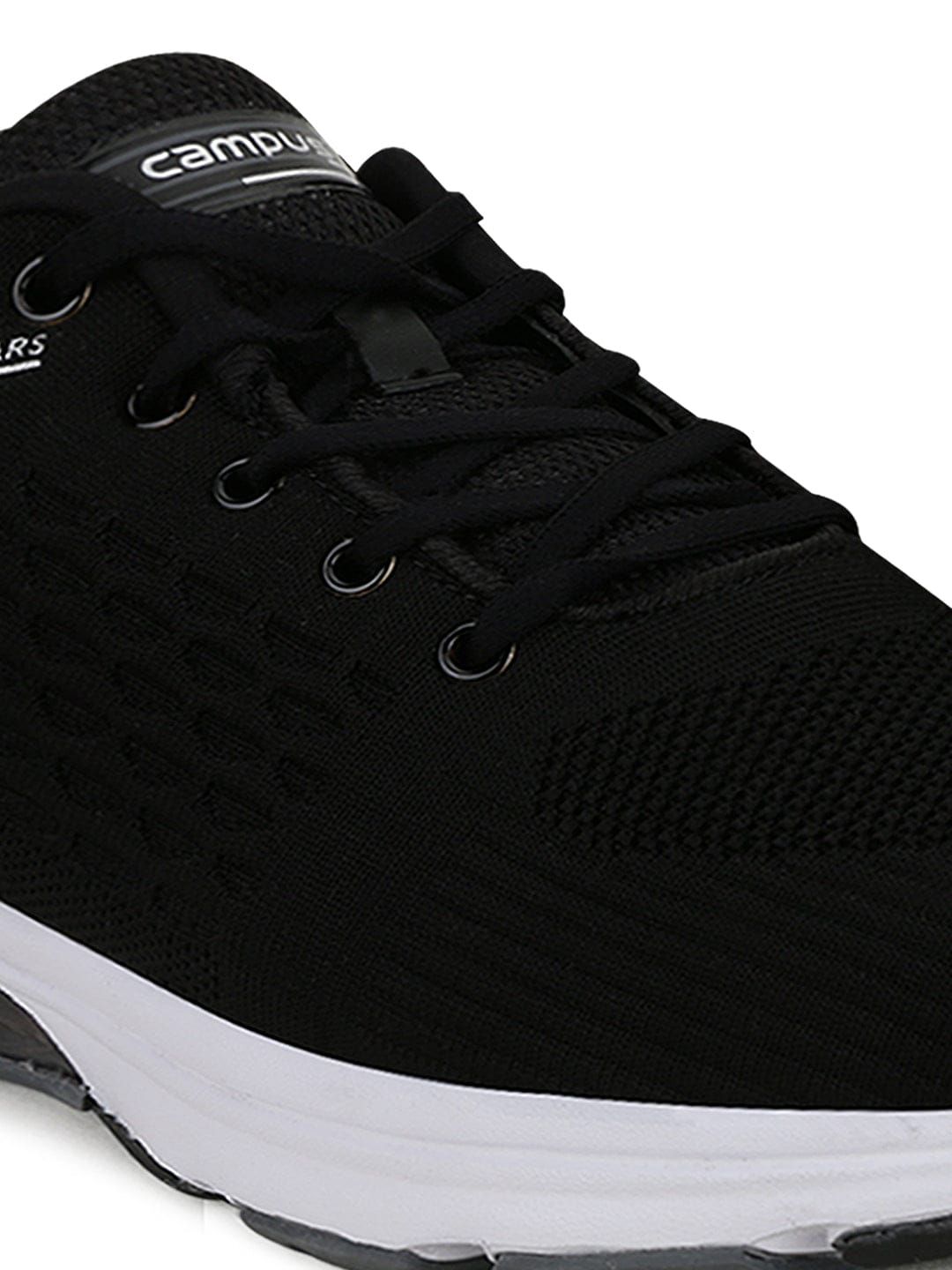 TRON Black Men's Running shoes sold by Campus Shoes product image thumbnail 5