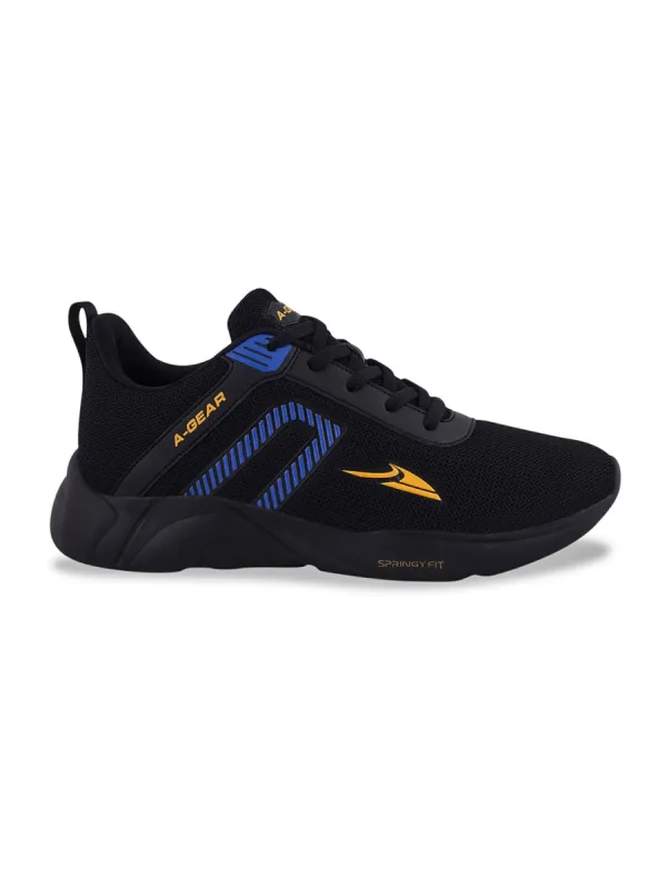 AGR-007 Black Men's Sports Shoes sold by Campus Shoes