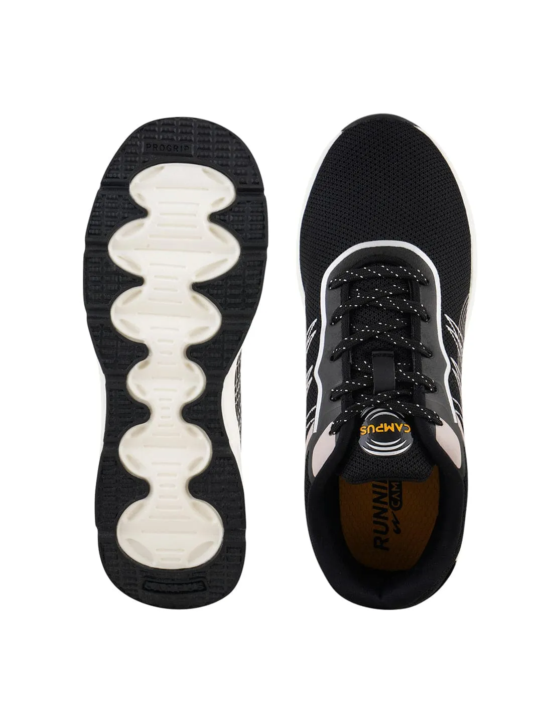 VIRTAL Black Men's Sports Shoes sold by Campus Shoes product image thumbnail 5